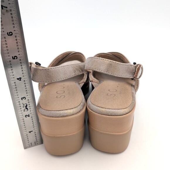 Soul Naturalizer Goodtimes Slingback Wedge Sandals Women's Size US6M EU36 - Picture 4 of 10